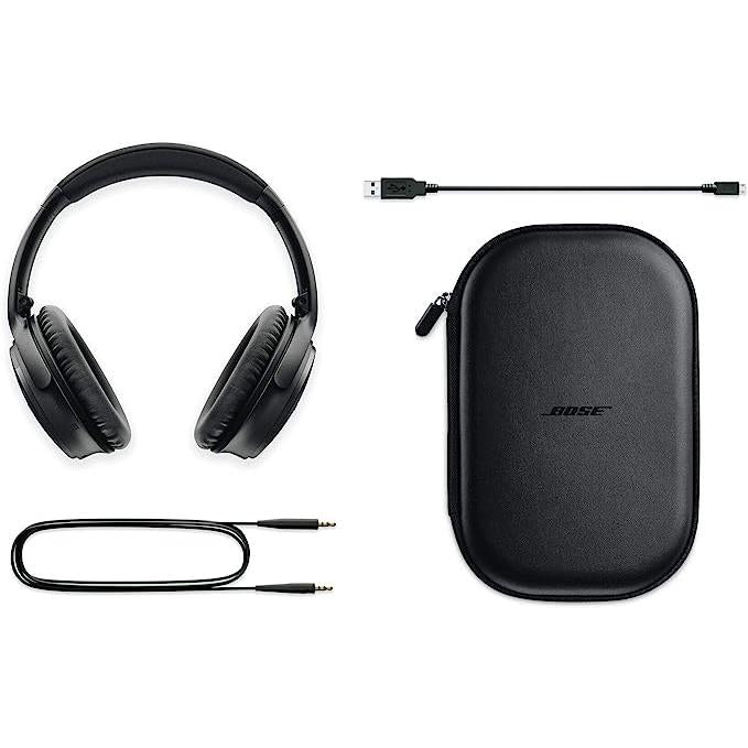 Bose QuietComfort 35 II Noise Cancelling Kopfhörer Bluetooth mit Mikrofon - Generalüberholt Ausgezeichnet